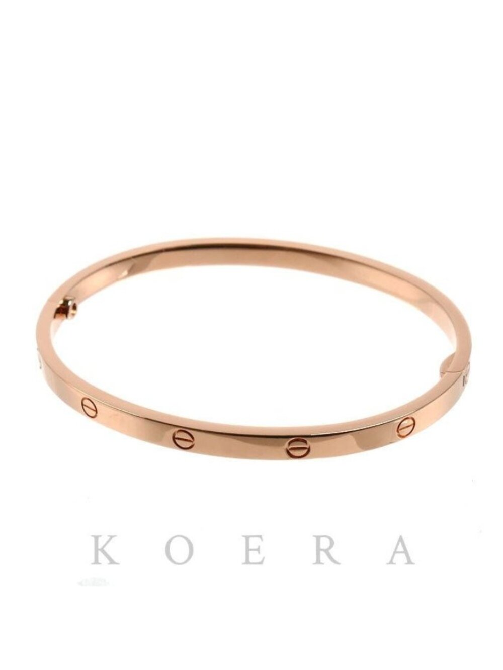 Cartier 18k Pink Gold Love Bracelet Small 16
